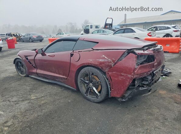 1G1YB2D75G5108975 2016 CHEVROLET CORVETTE Бордовый Задняя левая четверть