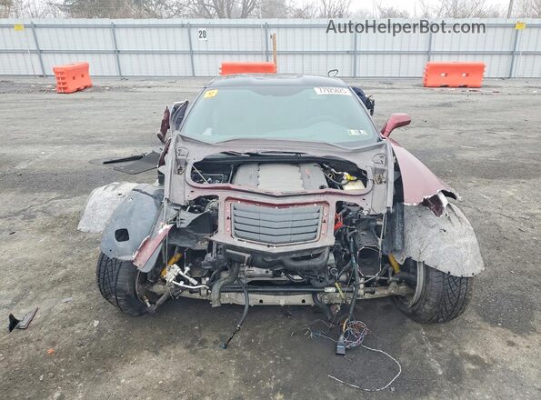 1G1YB2D75G5108975 2016 CHEVROLET CORVETTE Бордовый Вид спереди