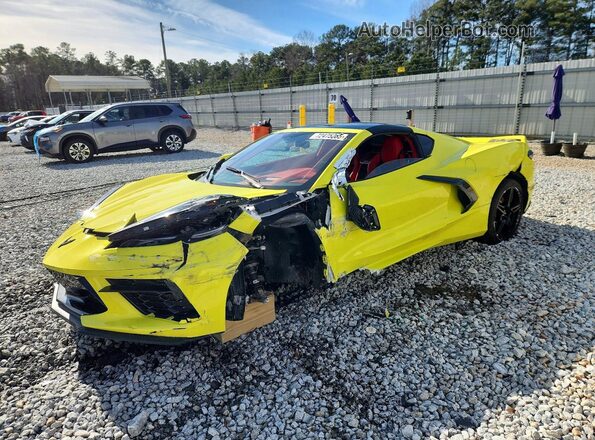 1G1YC2D41P5126523 2023 CHEVROLET CORVETTE Yellow Передня ліва чверть