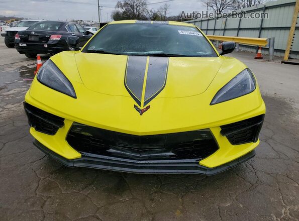 1G1YC2D43N5100132 2022 CHEVROLET CORVETTE Yellow Widok z przodu