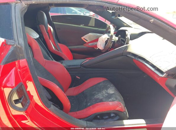 1G1YC2D46P5133368 2023 CHEVROLET CORVETTE Красный Вид салона спереди