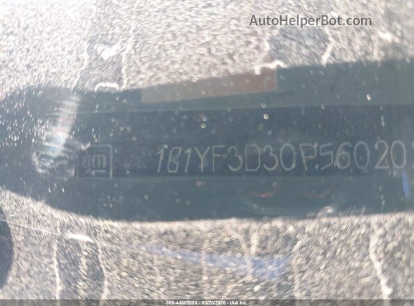 1G1YF3D30P5602023 2023 CHEVROLET CORVETTE Серый Вид подкапотного пространства
