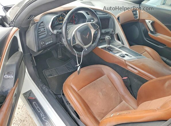 1G1YM2D76G5117260 2016 CHEVROLET CORVETTE Белый Вид панели приборов