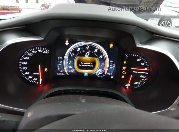 1G1YY2D73K5101062 2019 CHEVROLET CORVETTE Black Հետևի նստատեղերի տեսք