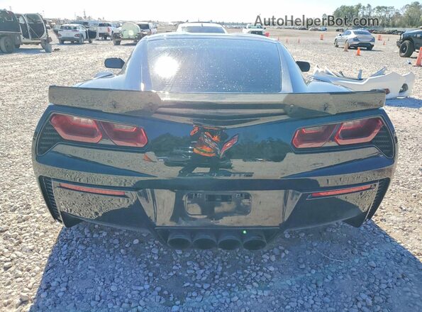 1G1YY2D78K5109870 2019 CHEVROLET CORVETTE Черный Вид сзади