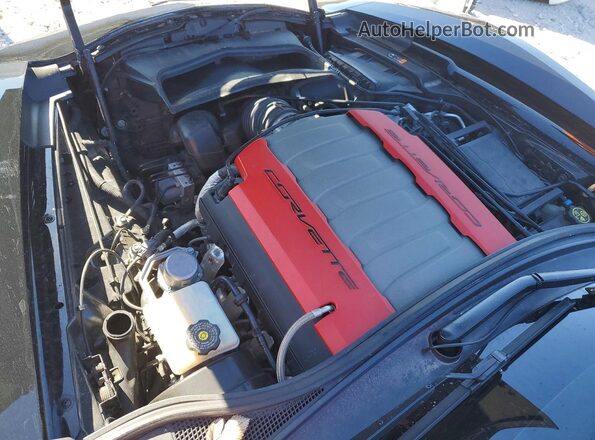 1G1YY2D78K5109870 2019 CHEVROLET CORVETTE Черный Вид задней части салона