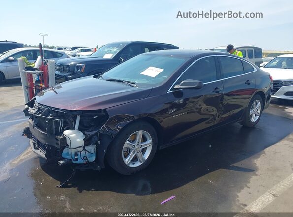 1G1ZB5ST2LF148053 2020 CHEVROLET MALIBU Темно-бордовый Передняя левая четверть