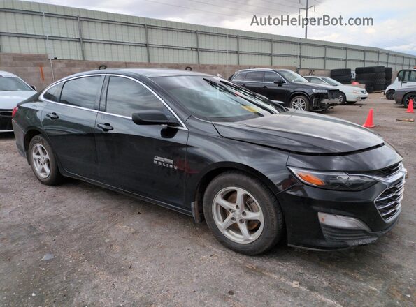 1G1ZB5ST3KF206153 2019 CHEVROLET MALIBU Black წინა მარჯვენა