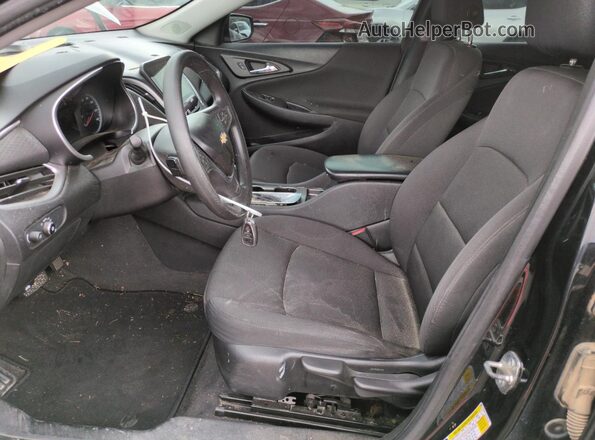 1G1ZB5ST3KF206153 2019 CHEVROLET MALIBU Black წინა სალონის ხედი