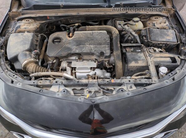 1G1ZB5ST3KF206153 2019 CHEVROLET MALIBU Black უკანა სალონის ხედი