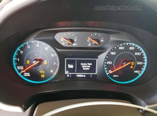 1G1ZC5ST2KF115985 2019 CHEVROLET MALIBU Серый Вид щитка приборов