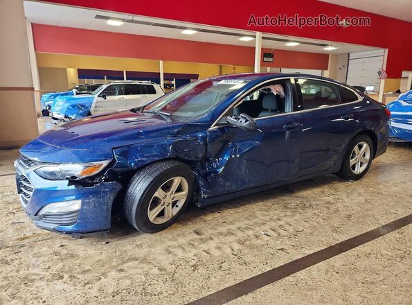 1G1ZC5ST3KF181736 2019 CHEVROLET MALIBU Синий Передняя левая четверть
