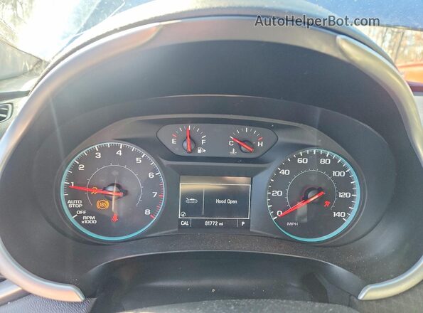 1G1ZC5ST3KF181736 2019 CHEVROLET MALIBU Синий Вид щитка приборов