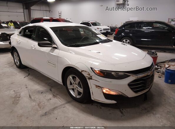 1G1ZC5ST4LF055130 2020 CHEVROLET MALIBU Белый Передняя правая четверть