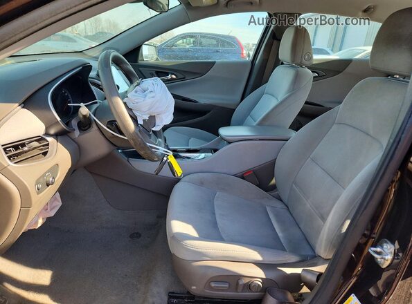 1G1ZC5ST9MF084687 2021 CHEVROLET MALIBU Коричневый Вид салона спереди