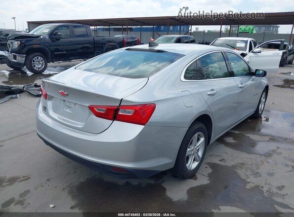 1G1ZC5STXLF002223 2020 CHEVROLET MALIBU Серебряный Задняя правая четверть