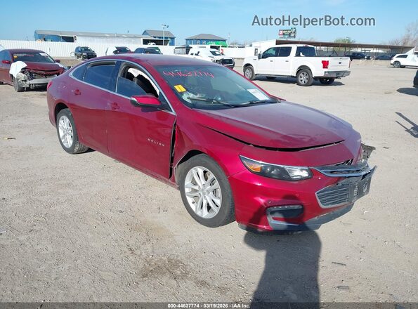 1G1ZD5ST0JF214865 2018 CHEVROLET MALIBU Красный Передняя правая четверть