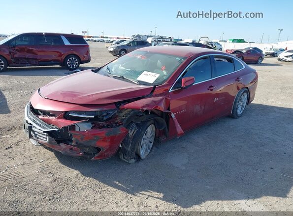 1G1ZD5ST0JF214865 2018 CHEVROLET MALIBU Красный Передняя левая четверть