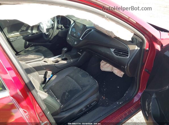 1G1ZD5ST0JF214865 2018 CHEVROLET MALIBU Красный Вид салона спереди