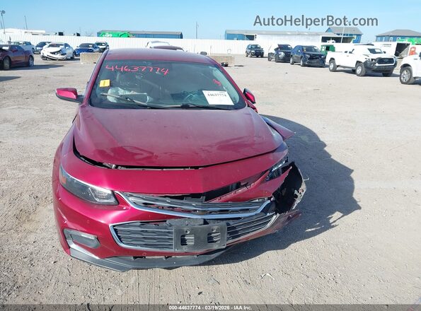 1G1ZD5ST0JF214865 2018 CHEVROLET MALIBU Красный Вид панели приборов