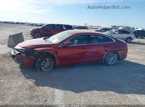 1G1ZD5ST0JF214865 2018 CHEVROLET MALIBU Красный Вид задней части салона