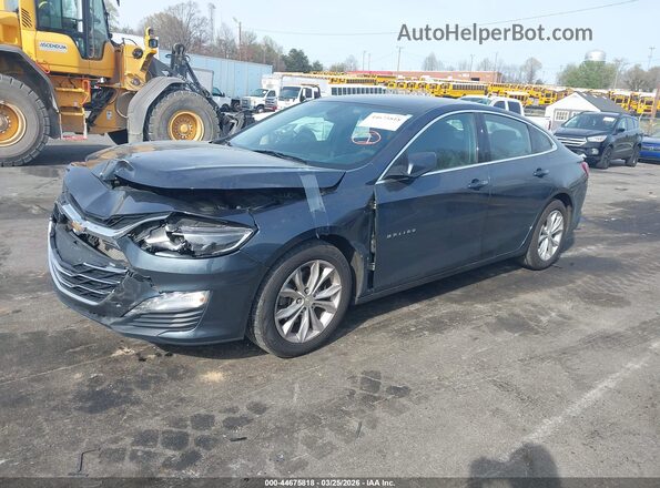 1G1ZD5ST0MF044480 2021 CHEVROLET MALIBU Light Blue წინა მარცხენა ხედი სამი მეოთხედიდან