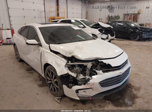 1G1ZD5ST1JF268692 2018 CHEVROLET MALIBU Белый Вид спереди