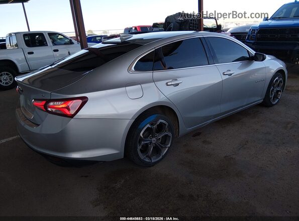 1G1ZD5ST1NF102761 2022 CHEVROLET MALIBU Серебряный Задняя правая четверть