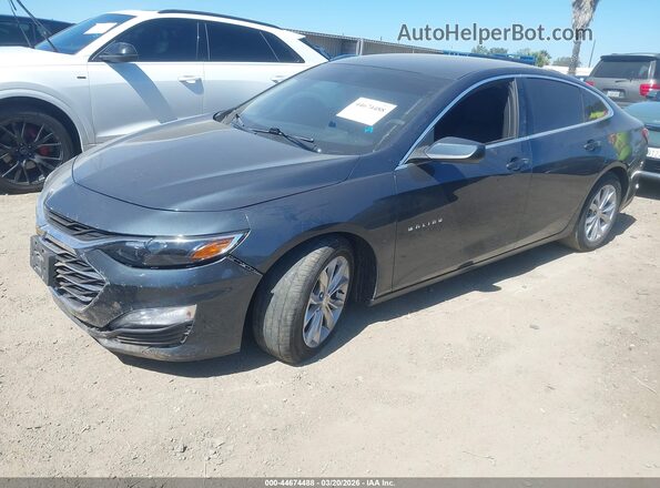1G1ZD5ST2MF034999 2021 CHEVROLET MALIBU Gray Передня ліва чверть