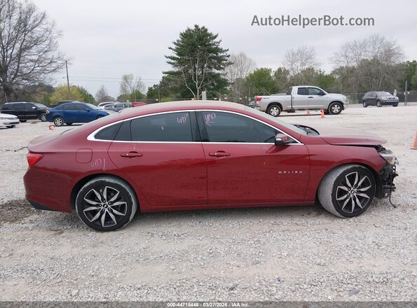 1G1ZD5ST4JF282845 2018 CHEVROLET MALIBU Красный Вид задней части салона