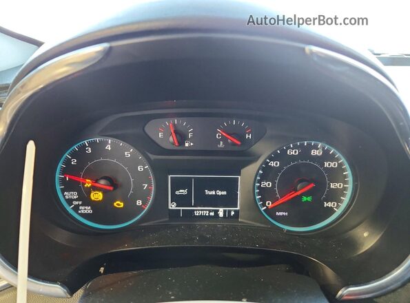 1G1ZD5ST4LF032802 2020 CHEVROLET MALIBU Синий Вид щитка приборов