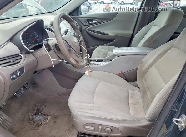 1G1ZD5ST5KF156964 2019 CHEVROLET MALIBU Синий Вид салона спереди