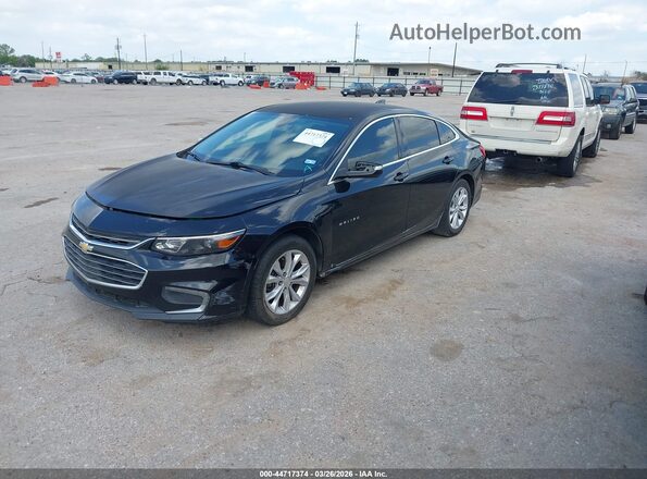 1G1ZD5ST6JF110445 2018 CHEVROLET MALIBU Черный Передняя левая четверть