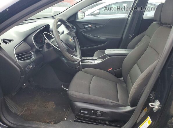 1G1ZD5ST6KF122659 2019 CHEVROLET MALIBU Черный Вид салона спереди
