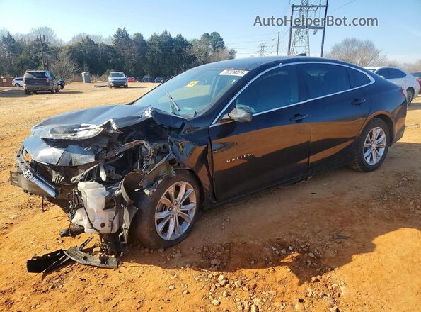 1G1ZD5ST7KF113159 2019 CHEVROLET MALIBU Black წინა მარცხენა ხედი სამი მეოთხედიდან