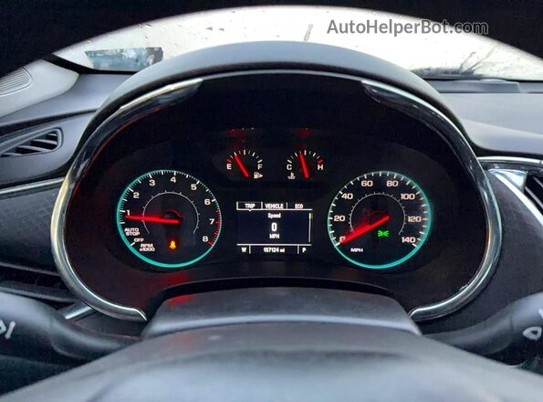 1G1ZD5ST7KF136943 2019 CHEVROLET MALIBU Черный Вид панели приборов
