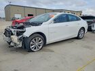 2021 Chevrolet Malibu Lt White vin: 1G1ZD5ST7MF071708