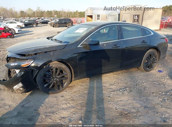 1G1ZD5ST8MF024011 2021 CHEVROLET MALIBU Black Przód lewy