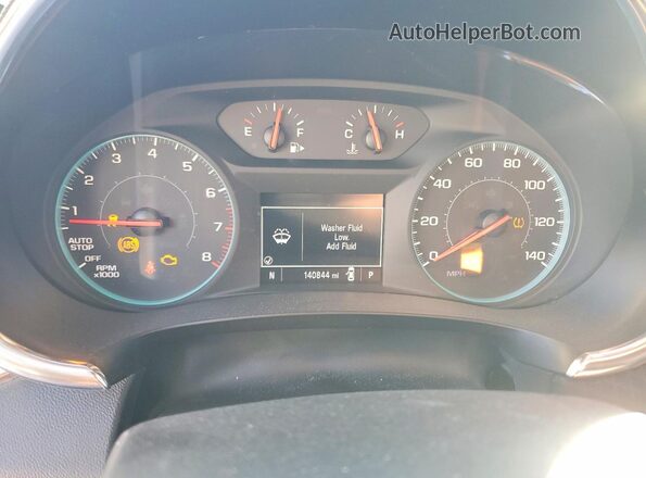 1G1ZD5STXKF138346 2019 CHEVROLET MALIBU Серый Вид щитка приборов