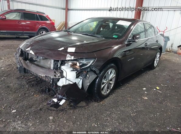 1G1ZD5STXMF035298 2021 CHEVROLET MALIBU Burgundy Vista tres cuartos delantera izquierda