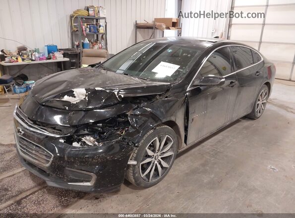 1G1ZE5ST2HF199857 2017 CHEVROLET MALIBU Черный Передняя левая четверть