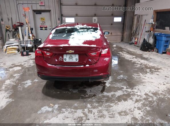 1G1ZE5STXHF283473 2017 CHEVROLET MALIBU Бордовый 