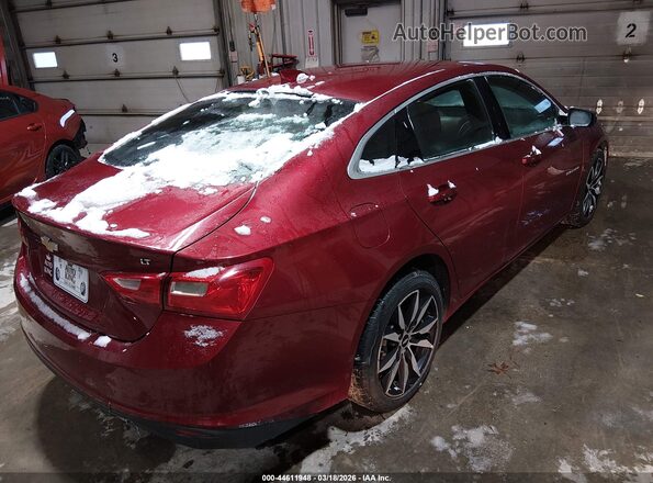 1G1ZE5STXHF283473 2017 CHEVROLET MALIBU Бордовый Задняя правая четверть