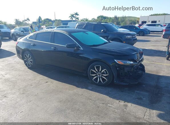 1G1ZG5ST6NF208775 2022 CHEVROLET MALIBU Black Przód prawy