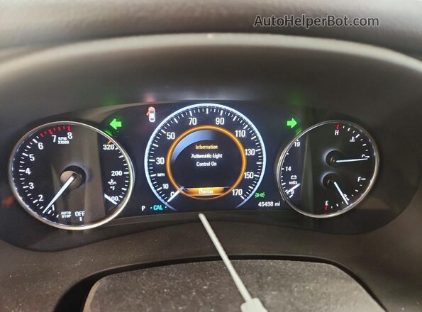 1G4ZN5SS0HU180116 2017 BUICK LACROSSE Красный Вид щитка приборов