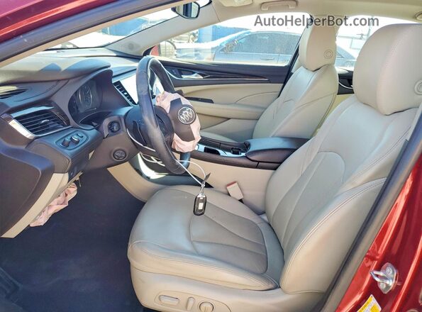 1G4ZP5SS3KU104245 2019 BUICK LACROSSE Red Widok wnętrza z przodu