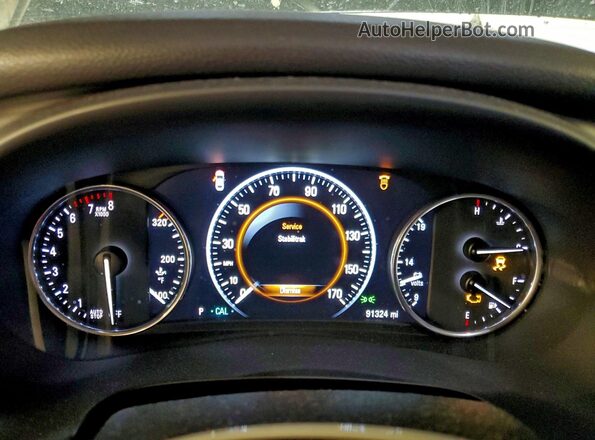 1G4ZP5SSXHU137963 2017 BUICK LACROSSE Черный Вид щитка приборов