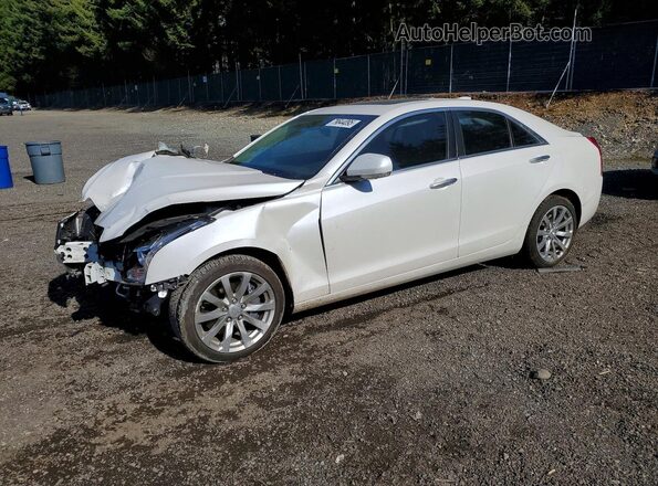 1G6AF5RX3J0165738 2018 CADILLAC ATS White Przód lewy