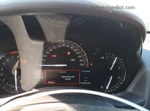 1G6AF5RX3J0165738 2018 CADILLAC ATS White Widok zestawu wskaźników