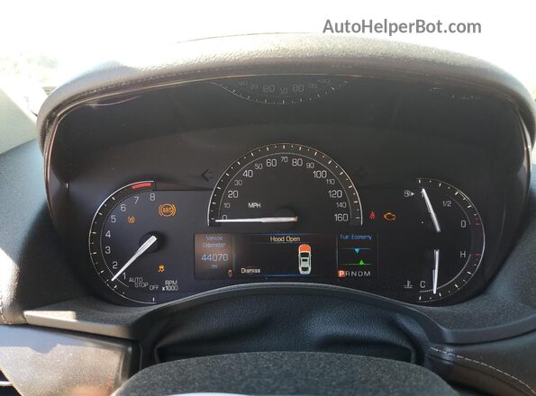 1G6AG5RX0H0153280 2017 CADILLAC ATS Белый Вид щитка приборов